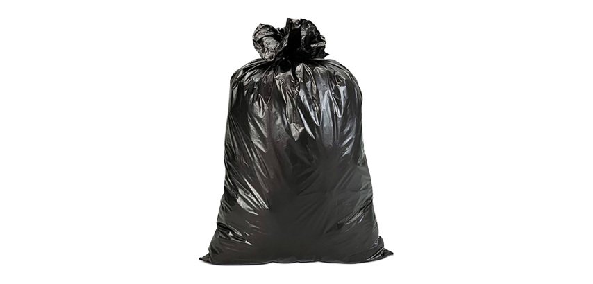 Bolsa de basura industrial negra 150L 90 x120 cm galga 190 - Rollo 10 unidades