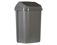 Probbax Schwingdeckeleimer 25 L, grau