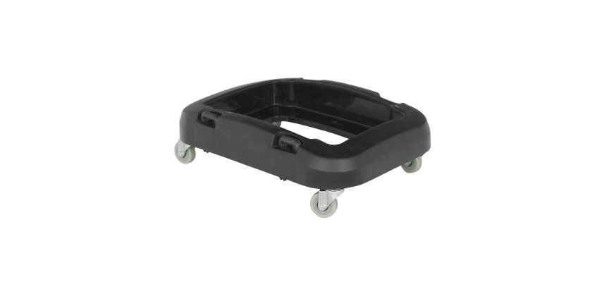 Chariot plastique Probbax pour collecteur de tri 60/90 L, noir