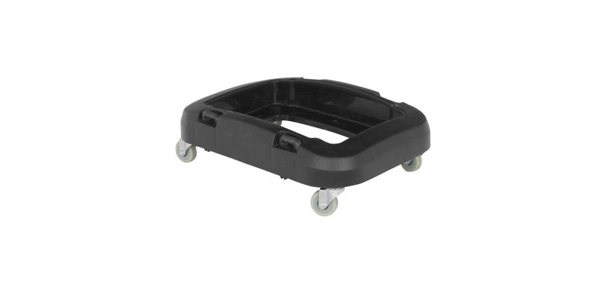 Chariot plastique Probbax pour collecteur de tri 60/90 L, noir