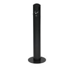 Probbax Dome XL Standing Ashtray 12 L, dark gray/stainless steel