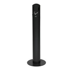 Probbax Dome XL Standing Ashtray 12 L, dark gray/stainless steel