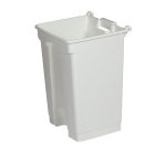 Collecteur à pédale Probbax 45 L, blanc