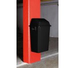 Couvercle push Probbax pour collecteur de tri 60/80 L, noir