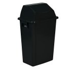 Couvercle push Probbax pour collecteur de tri 60/80 L, noir