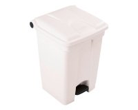 Collecteur à pédale Probbax 45 L, blanc
