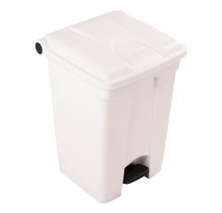 Nl_collecteur a pedale 45l blanc