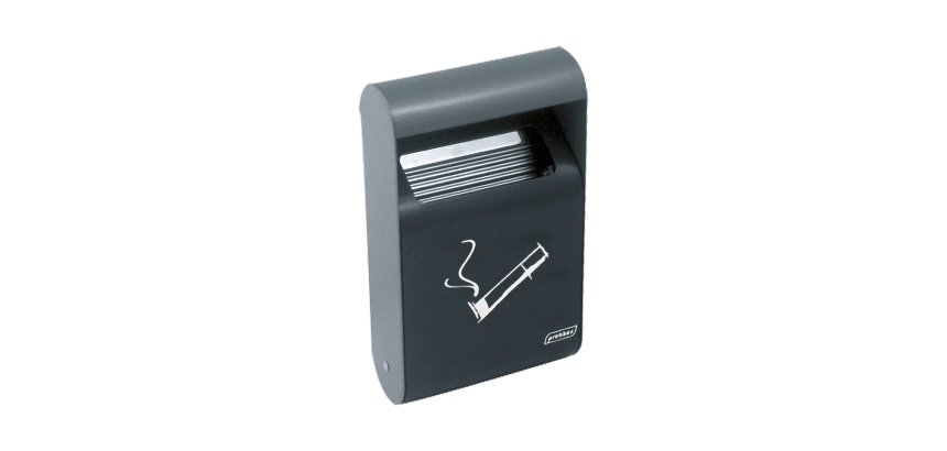 Cendrier mural Probbax 1,5 L, gris foncé