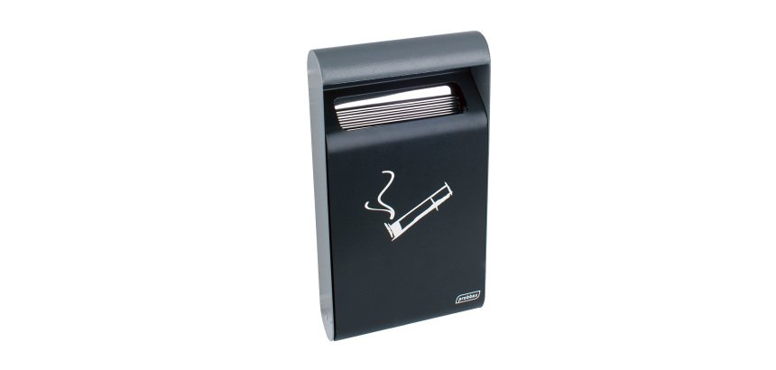 Probbax 3 L Wall-mounted Ashtray, Dark Gray