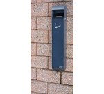 Cendrier mural slim Probbax 3 L, gris foncé