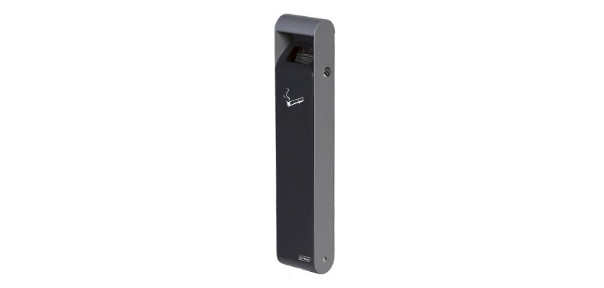 Cendrier mural slim Probbax 3 L, gris foncé