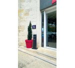 Probbax Totem Standing Ashtray 12.5 L, Dark Gray