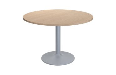Table ronde Excellens - Pied métal tulipe - D 80 à 120 cm - de 3 à 6 personnes