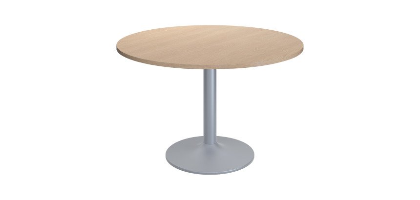 Table ronde Excellens - Pied métal tulipe - D 80 à 120 cm - de 3 à 6 personnes