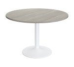 Table ronde Excellens - Pied métal tulipe - D 80 à 120 cm - de 3 à 6 personnes