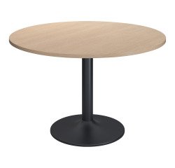 Ronde tafel Excellens - Tulpen metalen voet - Ø 80 tot 120 cm - voor 3 tot 6 personen