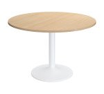 Table ronde Excellens - Pied métal tulipe - D 80 à 120 cm - de 3 à 6 personnes