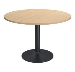 Ronde tafel Excellens - Tulpen metalen voet - Ø 80 tot 120 cm - voor 3 tot 6 personen