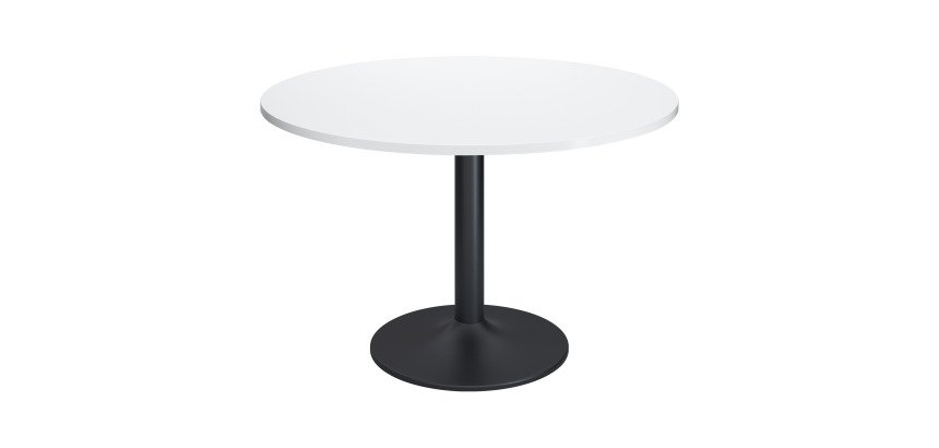 Table ronde Excellens - Pied métal tulipe - D 80 à 120 cm - de 3 à 6 personnes