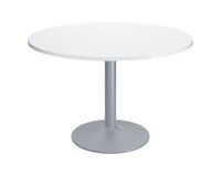 Table ronde Excellens - Pied métal tulipe - D 80 à 120 cm - de 3 à 6 personnes