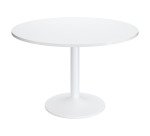 Table ronde Excellens - Pied métal tulipe - D 80 à 120 cm - de 3 à 6 personnes