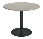 Table ronde Excellens - Pied métal tulipe - D 80 à 120 cm - de 3 à 6 personnes