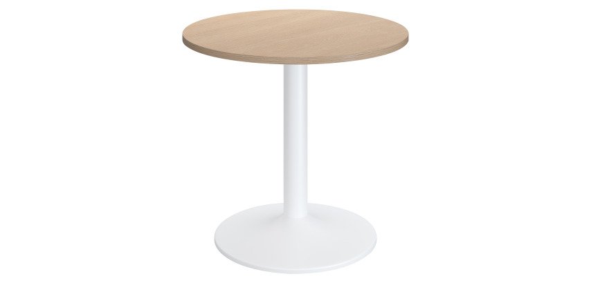 Ronde tafel Excellens - Tulpen metalen voet - Ø 80 tot 120 cm - voor 3 tot 6 personen