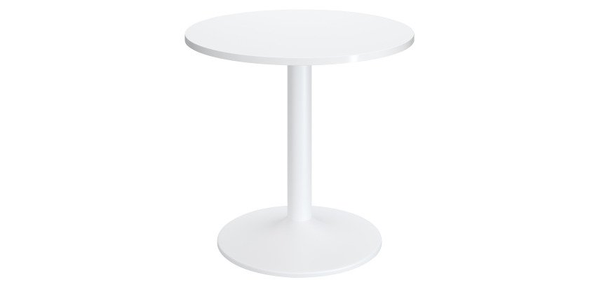 Table ronde Excellens - Pied métal tulipe - D 80 à 120 cm - de 3 à 6 personnes
