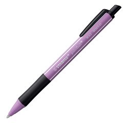STABILO 1 stylo à bille Bleu Stylo à bille rétractable avec clip Moyen 4 pièce(s)