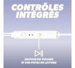 Écouteurs filaires T'nB C-BUDS type-C, blanc