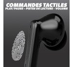 T'nB Onyx ANC Wireless Earbuds, Black