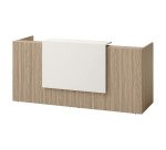 Receptiebalie rechts Jana L 246 x D 88 x H 113 cm