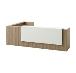 Hoekreceptiebalie Jana L 366 x D 88 / 226 x H 113 cm