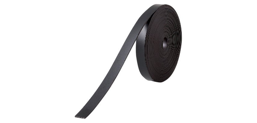 Bande magnétique 10 mm x 5 m noir