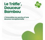 Papier toilette triple épaisseur Le Trèfle Douceur Bambou 12 maxi rouleaux = 24 rouleaux classiques