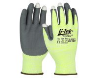 G-Tek Polykor® Snijbestendige Handschoen Maat 15 - 2 vingers en duim naadloos - Snijweerstand B - Per paar