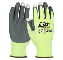 Gant anticoupures G-Tek Polykor® Jauge 15 - 2 doigts et pouce sans couture - Cut B - La paire