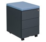 Caisson mobile métal Bruneau avec coussin