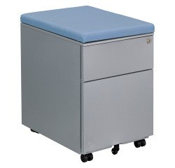 Caisson mobile métal Bruneau avec coussin