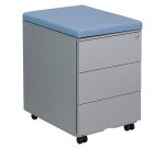 Caisson mobile métal Bruneau avec coussin