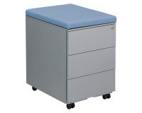 Caisson mobile métal Bruneau avec coussin