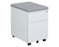 Caisson mobile métal Bruneau avec coussin