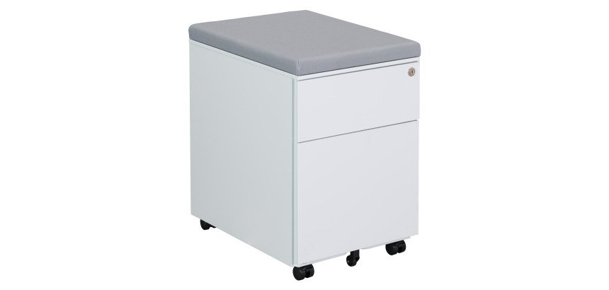 Caisson mobile métal Bruneau avec coussin