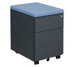 Caisson mobile métal Bruneau avec coussin