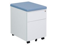 Caisson mobile métal Bruneau avec coussin