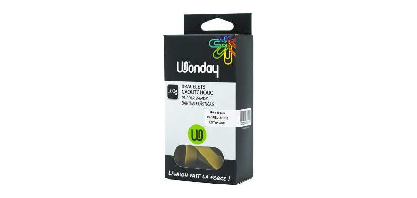 Elastiques Wonday - Boîte de 100 g