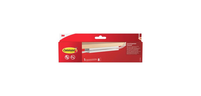 Goulotte organisateur de câbles Cord Organizer Channel Command 3M