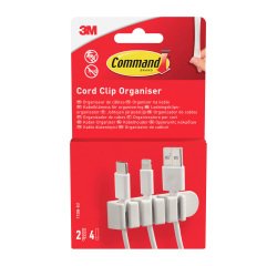 Clip organisateur de câbles Cord Clip Command 3M