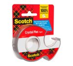 Scotch Crystal Recycling-Klebeband mit Abroller - Breite 19 mm x Länge 20 m