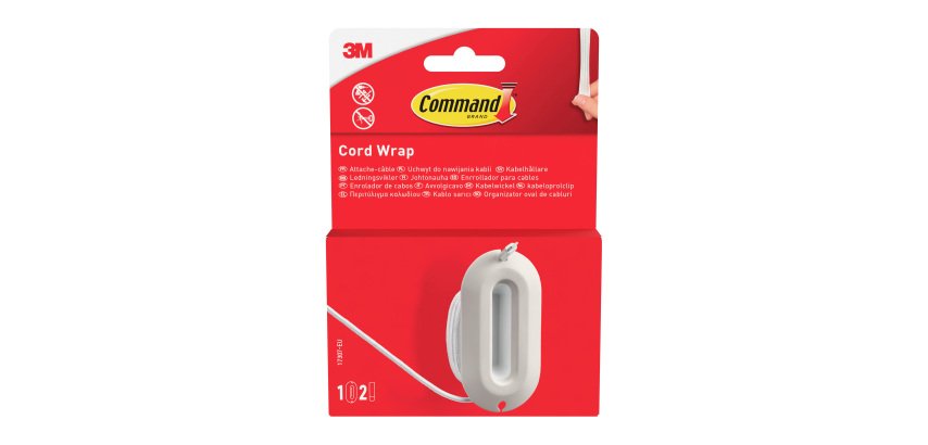 Attache câbles Cord Wrap Command 3M